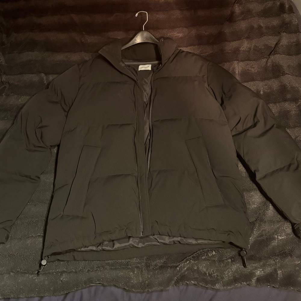 Sandro Black Puffer Jacket